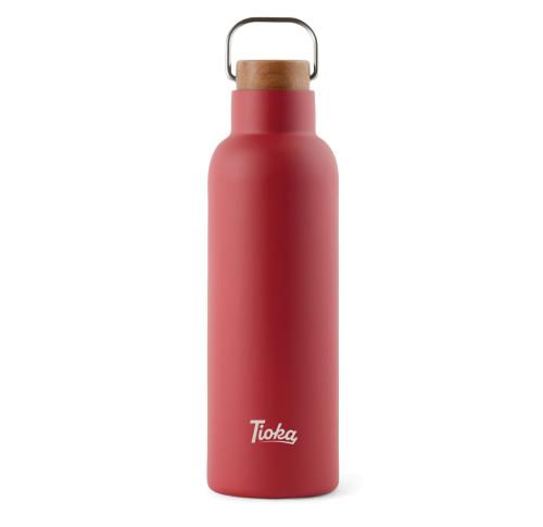 VINGA Ciro RCS recycled vacuum bottle 800ml Red