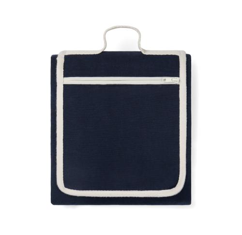 Custom Recycled Canvas Picnic Blanket Navy VINGA Volonne AWARE™ 