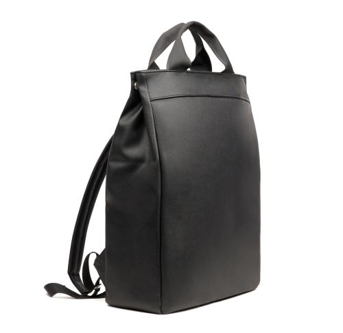 VINGA Bermond RCS recycled PU backpack Black