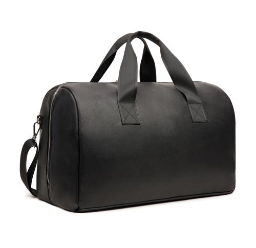 VINGA Bermond RCS recycled PU weekend bag Black
