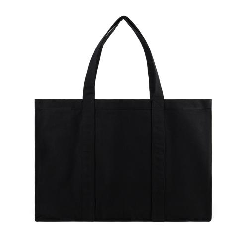 Recycled Canvas Maxi Tote Bag Black VINGA Hilo AWARE™ 