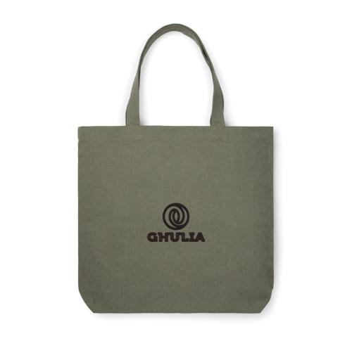 Recycled Canvas Tote Bag Green VINGA Hilo AWARE™ 