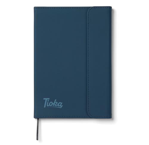 VINGA Baltimore GRS certified paper & PU notebook Navy