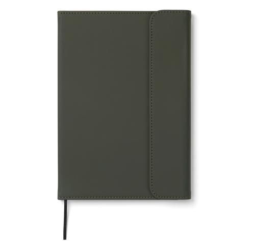 VINGA Baltimore GRS certified paper & PU notebook Green