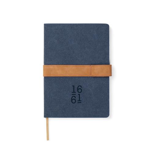 Custom Recycled Canvas Note Book Navy VINGA Bosler RCS 