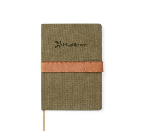 Recycled Canvas Note Book Green VINGA Bosler RCS 