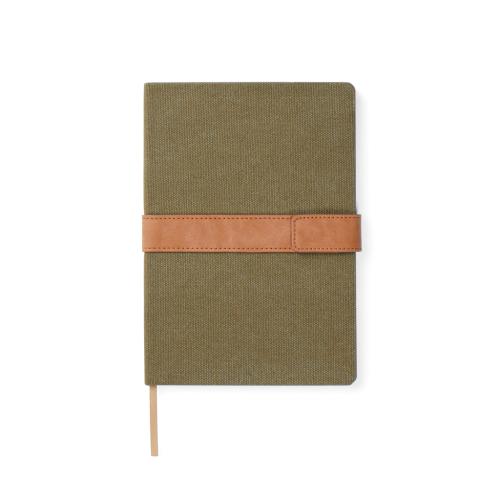 Recycled Canvas Note Book Green VINGA Bosler RCS 