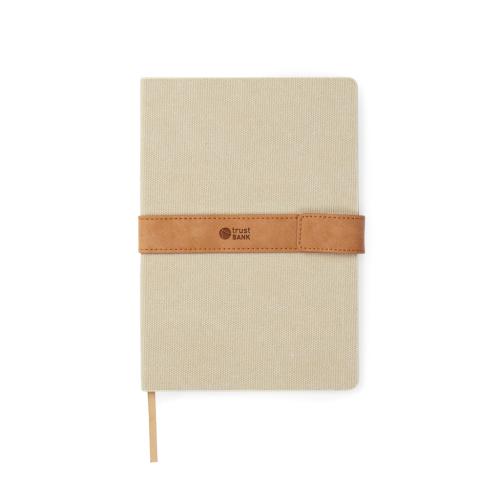 Recycled Canvas Note Book Greige VINGA Bosler RCS 