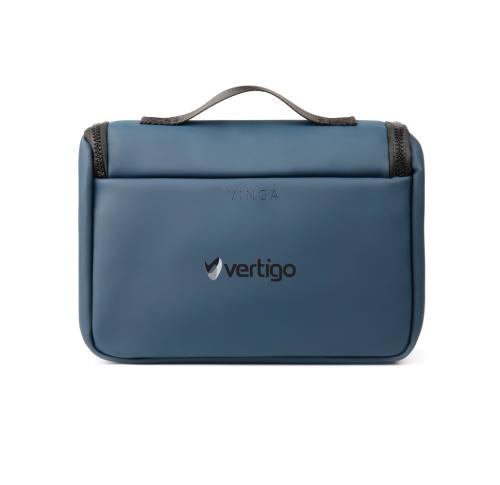 Custom Printed Luxury Travel Toiletry Bags Navy VINGA Baltimore 