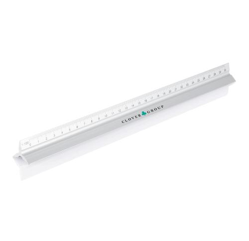 Custom Printed Aluminium Triangle Rulers - 30cm