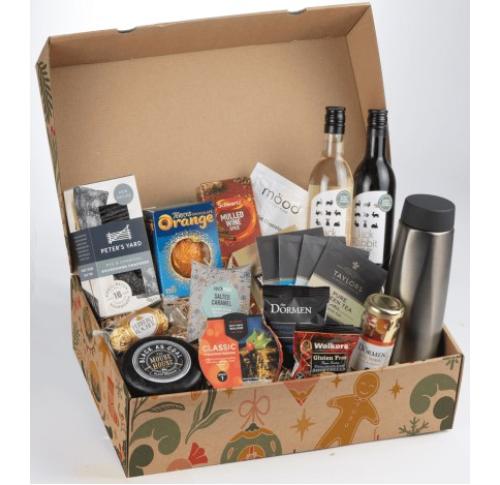 Corporate Christmas Gift Hamper Kraft Box