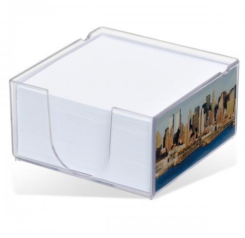 Acrylo Memo Block with Paper Refill - Medium (Full Colour Print)