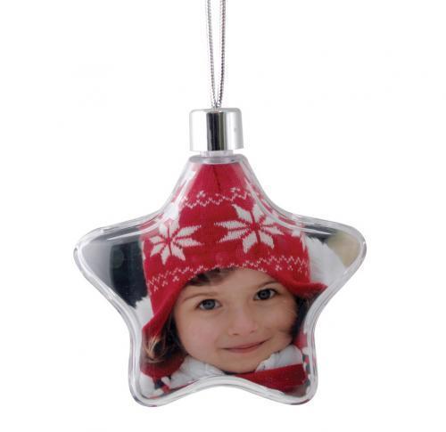 Star Ornament - Clear (Full Colour Print)