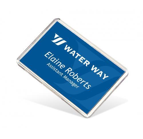 Custom Printed Picto Name Badges - Classic (Full Colour Print)