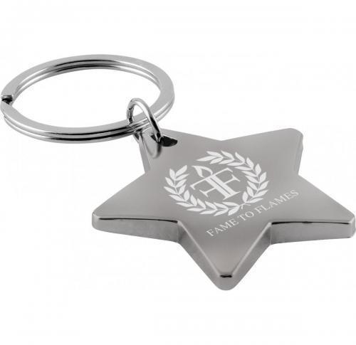 Keyrings - Star Shaped Keyring without Box (Laser Engraved)