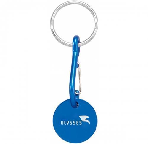 Aluminium Trolley Coin Key Ring