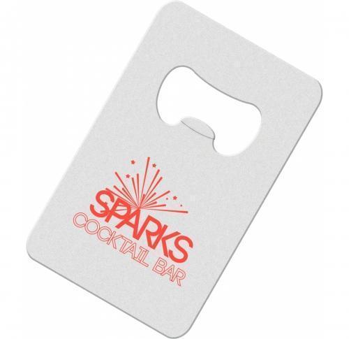 Aluminium Credit Card Bottle Opener Laser Engraved