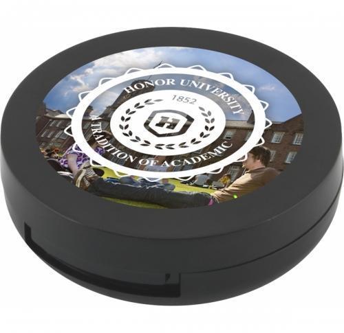 Fashion Compact Pocket Mirrors With Promotional Lip Balm 