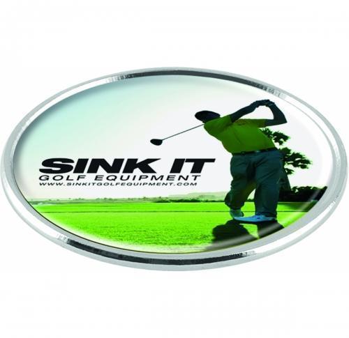 Promotional Chrome Golf Ball Markers With Spike