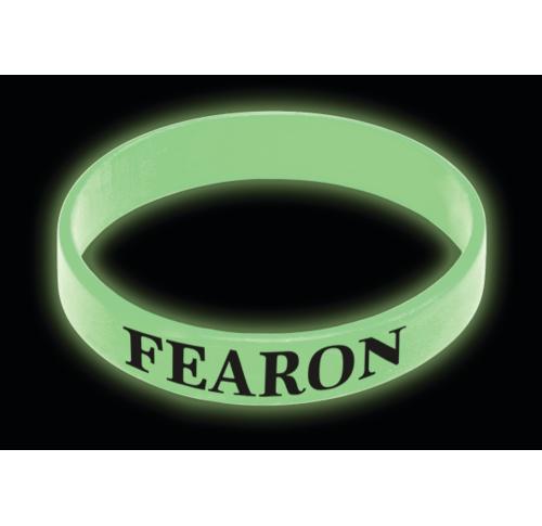 Silicone Wristbands - Glow in the Dark - Child Size (UK Printed-Spot Colour Print)