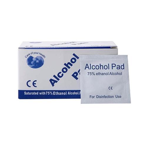 Disposable Alcohol Wipes (100s) - Plain Box