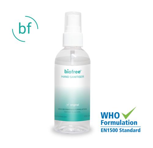 Hand Sanitiser 100ml Atomiser (Generic Biofree Label)