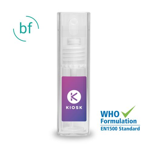 Hand Sanitiser 10ml Rectangular Atomiser (Full Colour Label)