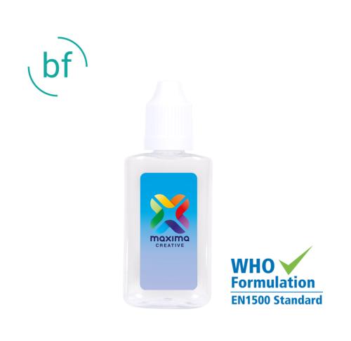Hand Sanitiser 30ml Dropper Bottle (Full Colour Label)