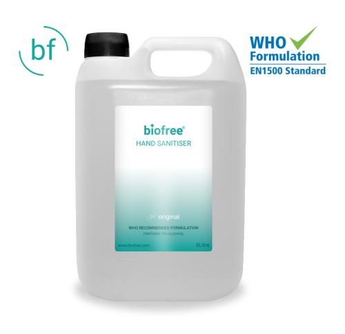 Hand Sanitiser 5L Jerry Can (Generic Biofree Label)