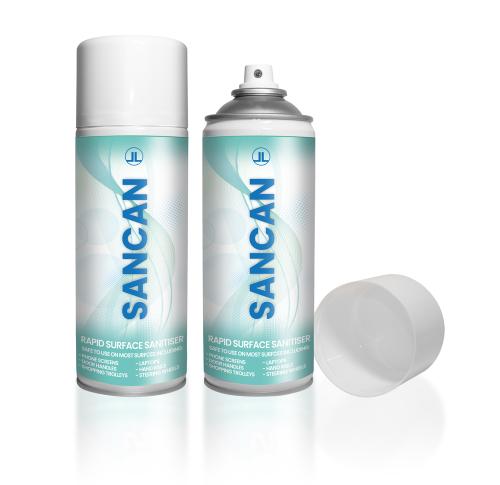 Hand Sanitiser - SanCan Aerosol (Generic Biofree Label)