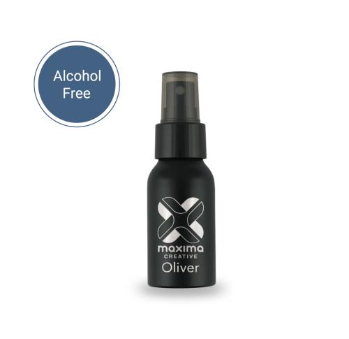 Black Aluminium 50ml Hand Sanitiser Spray (Alcohol Free) (Spot Colour Print)