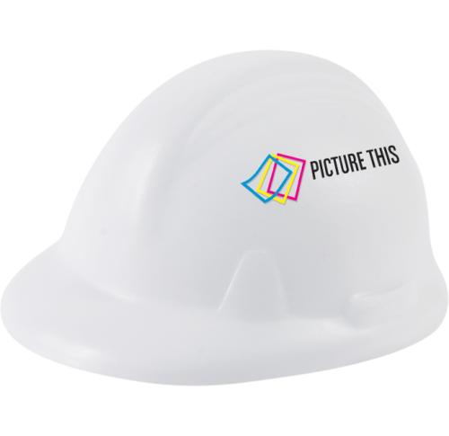 Stress Ball - Hard Hat Shape (Spot Colour Print)