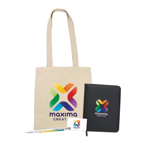Printed Conference Expo Pack - Tote Bag, A4 Conference Folder, Ballpen, Credit Card Mints