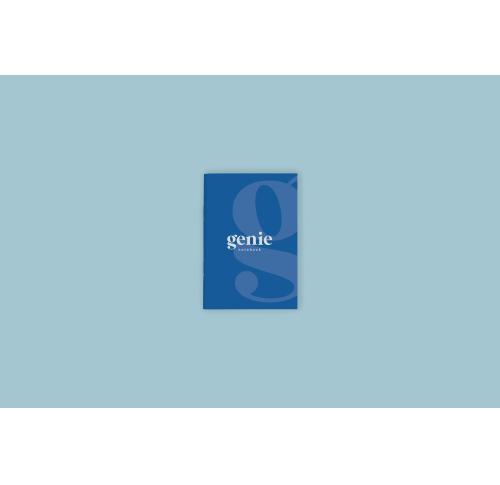 Genie Notebook - A6 - Saddle Stitched with Squared Corners 