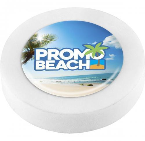 Custom Erasers - Snap Circular (Spot Colour Print)