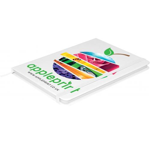 Notebooks - Arundel A5 Notebook - White (Full Colour Print)