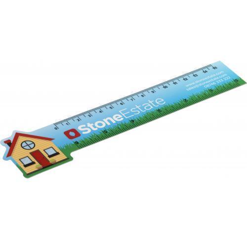 Never Tear 15cm/6 Inch Ruler - Bespoke (Full Colour Print)