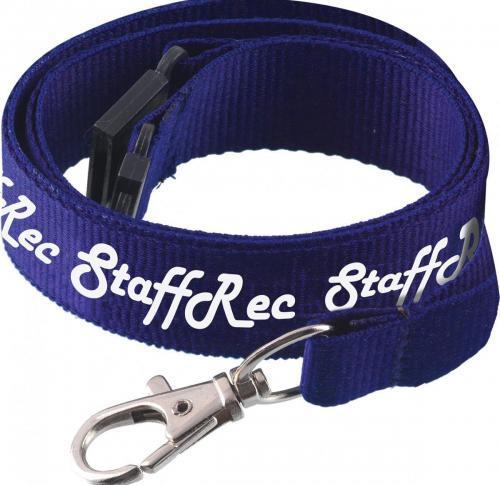 Lanyard Flat Polyester (15 x 900mm) Far East - Indent (1 col print to 1 Side)