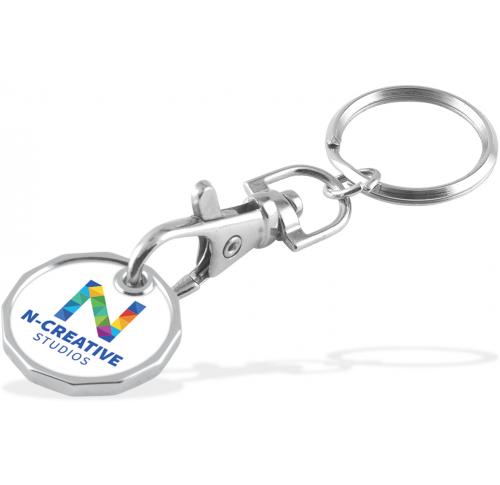 Trolley Coin - Keychain - Double Sided - Laminated - 5 Day Service (Full Colour Print) 