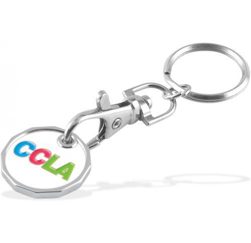 Trolley Coin - Keychain Soft Enamel (Up to 4 Colours - 1 Side Only)