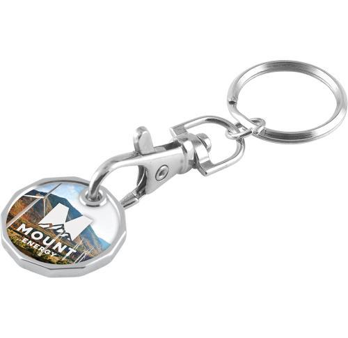 Trolley Coin - Keychain - Single Sided - Unlaminated - 5 Day Service (Full Colour Print) 