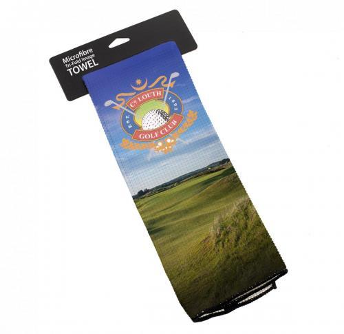 Branded Microfibre TriFold Image Golf Towels 