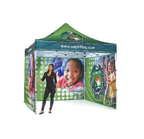 3n X 3m Gazebo Golf Marquee (Roof, Valance & 3 Walls)