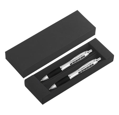SET - Contour Argent Pen and Pencil with PB02 Box 