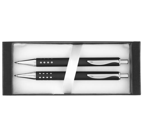 SET - Techno Metal Pen and Pencil with PB30 Box 