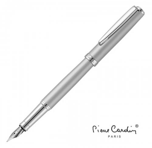 Pierre Cardin Montfort Fountain Pen - Silver (Line Colour Print)