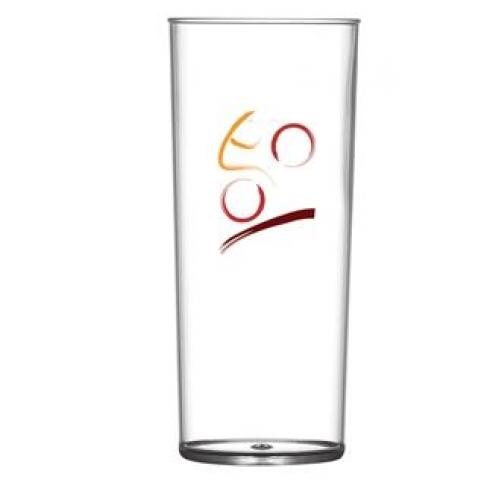 Custom Printed Economy Plastic  10oz Hiball Glasses