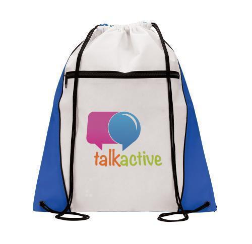 Contrast Drawstring Bag
