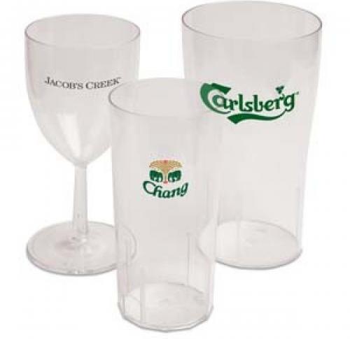 Custom Printed Hi Ball Glasses - Plastic