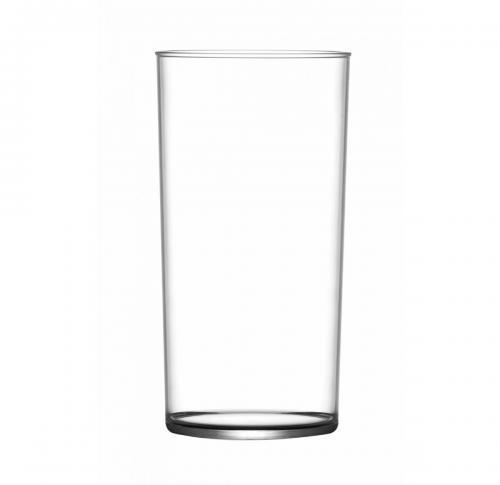 Economy Plastic Tulip Half Pint Printed Glass